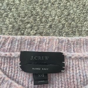 J. Crew hand knit sweater.